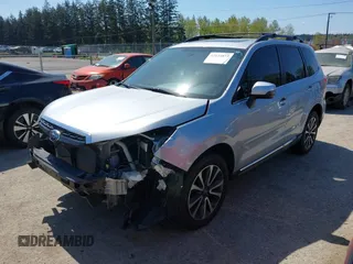 2018 Subaru Forester Touring with VIN JF2SJGWC0JH523099, listed as a IAAI auction lot 42034873 with 25,763 mi miles. Bid and sale history available at carsss.com. Image 17.