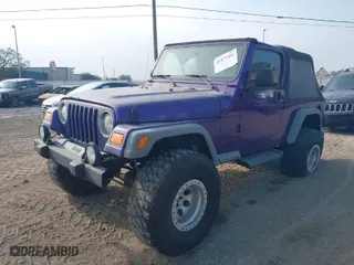 2004 Jeep Wrangler Sport with VIN 1J4FA49S14P782500, listed as a IAAI auction lot 41477451 with 92,263 mi miles. Bid and sale history available at carsss.com. Image 2.