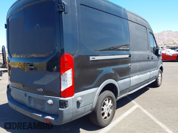 2015 Ford Transit Cargo with VIN 1FTYR2CM9FKA84500, listed as a IAAI auction lot 42646664 with 106,337 mi miles and . Bid and sale history available at DreamBid. Image 4.