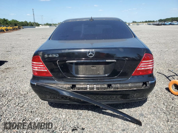 2006 Mercedes-Benz S 320/430/500 with VIN WDBNG70J26A479736, listed as a Copart auction lot 55303805 with 134,918 mi miles and Clean Title. Bid and sale history available at DreamBid. Image 6.