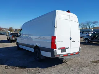 2024 Mercedes-Benz Sprinter Cargo with VIN W1Y4NCHY2RT177333, listed as a IAAI auction lot 40842688 with Not Provided miles. Bid and sale history available at carsss.com. Image 3.