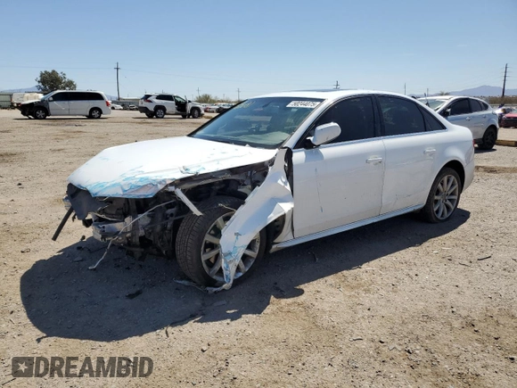 2014 Audi A4 Premium z VIN WAUAFAFL8EA073030, wystawiony jako Copart lot #50244075 z przebiegiem 97 797 mil mil oraz Szkoda całkowita • Salvage title. Historia ofert i sprzedaży dostępna na DreamBid. Obrazek 1.