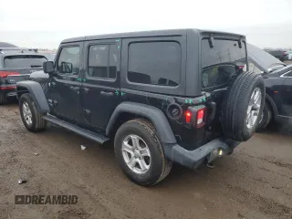 2019 Jeep Wrangler Unlimited Sport with VIN 1C4HJXDG8KW603584, listed as a Copart auction lot 86677784 with 85,182 mi miles and Salvage title. Bid and sale history available at DreamBid. Image 2.