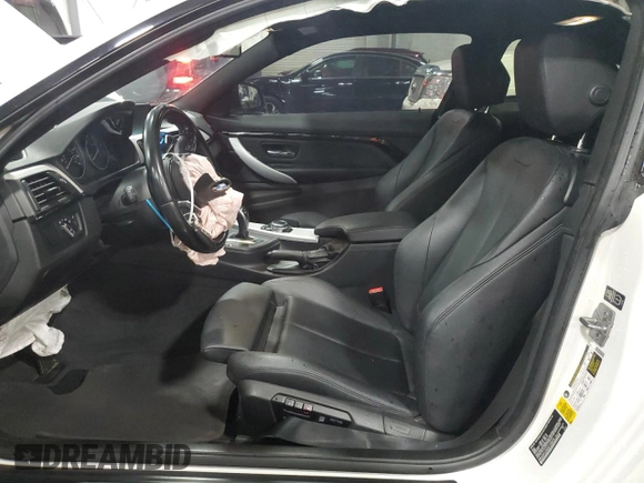 2014 BMW 4 Series 435i with VIN WBA3R1C52EK192076, listed as a Copart auction lot 60098595 with 89,504 mi miles and Salvage title. Bid and sale history available at DreamBid. Image 7.