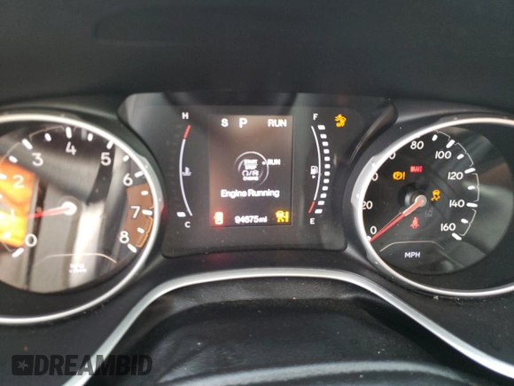 2020 Jeep Compass Latitude with VIN 3C4NJDBB2LT251702, listed as a Copart auction lot 72506304 with 94,675 mi miles and Clean Title. Bid and sale history available at DreamBid. Image 9.
