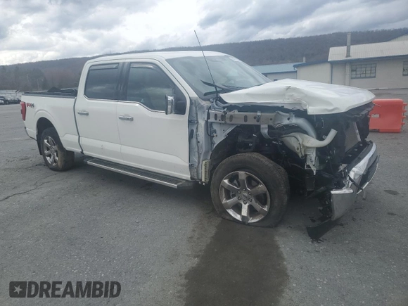 2023 Ford F-150 XL with VIN 1FTFW1E5XPFA44341, listed as a Copart auction lot 50811115 with 16,483 mi miles and Salvage Title. Bid and sale history available at carsss.com. Image 4.