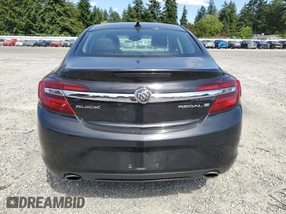 2015 Buick Regal with VIN 2G4GK5EXXF9176852, listed as a Copart auction lot 61088855 with 118,370 mi miles and Salvage title. Bid and sale history available at DreamBid. Image 6.