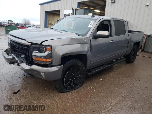 2017 Chevrolet Silverado 1500 LT with VIN 3GCUKREC0HG287527, listed as a Copart auction lot 84900274 with 121,617 mi miles and Salvage Title. Bid and sale history available at DreamBid. Image 1.
