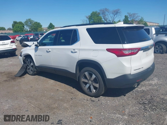 2021 Chevrolet Traverse LT z VIN 1GNEVHKW3MJ151106, wystawiony jako IAAI lot #42138456 z przebiegiem 46 605 mil mil oraz . Historia ofert i sprzedaży dostępna na DreamBid. Obrazek 3.