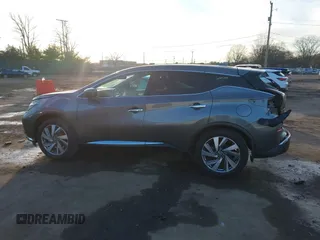 2021 Nissan Murano SL with VIN 5N1AZ2CS6MC130755, listed as a IAAI auction lot 40950186 with 48,134 mi miles and . Bid and sale history available at DreamBid. Image 14.