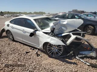 2018 BMW 4 Series 430i with VIN WBA4J1C5XJBG77414, listed as a Copart auction lot 73035384 with Not Provided miles and Salvage Title. Bid and sale history available at DreamBid. Image 4.