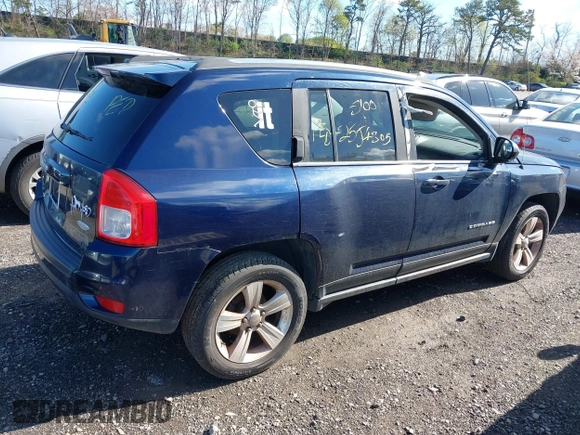 2012 Jeep Compass Latitude with VIN 1C4NJDEB6CD675952, listed as a IAAI auction lot 42142112 with Not Provided miles and . Bid and sale history available at DreamBid. Image 4.