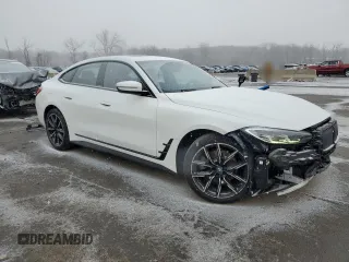 2023 BMW 4 Series 430i xDrive with VIN WBA73AV03PFP03200, listed as a Copart auction lot 87922935 with 44,003 mi miles and Salvage title. Bid and sale history available at DreamBid. Image 4.
