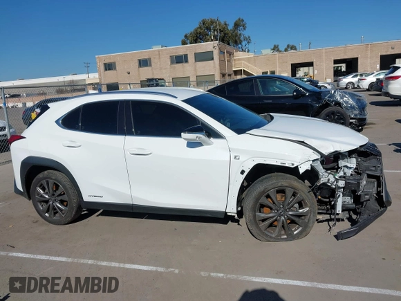 2020 Lexus UX 250h F Sport with VIN JTHE9JBH7L2032553, listed as a IAAI auction lot 41687347 with Not provided miles and . Bid and sale history available at DreamBid. Image 13.