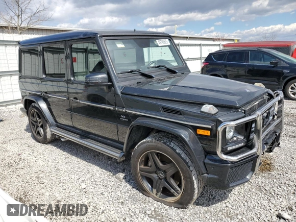 2015 Mercedes-Benz G-Class G 63 AMG with VIN WDCYC7DF8FX234933, listed as a Copart auction lot 49790625 with 53,467 mi miles and Salvage Title. Bid and sale history available at carsss.com. Image 4.