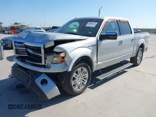 2009 Ford F-150 XL with VIN 1FTPW12V99FB40005, listed as a IAAI auction lot 40804612 with 155,572 mi miles. Bid and sale history available at carsss.com. Image 21.