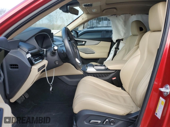 2022 Acura MDX Technology with VIN 5J8YD9H44NL002070, listed as a Copart auction lot 43171615 with 48,630 mi miles and Salvage title. Bid and sale history available at DreamBid. Image 7.