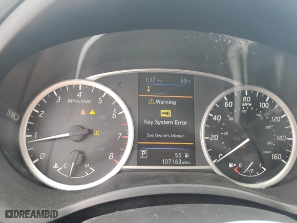 2019 Nissan Sentra SV with VIN 3N1AB7AP4KL626436, listed as a Copart auction lot 53115645 with 107,163 mi miles and Clean Title. Bid and sale history available at carsss.com. Image 9.