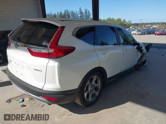 2018 Honda CR-V EX-L with VIN 2HKRW2H8XJH694194, listed as a IAAI auction lot 42083569 with 92,781 mi miles. Bid and sale history available at carsss.com. Image 4.