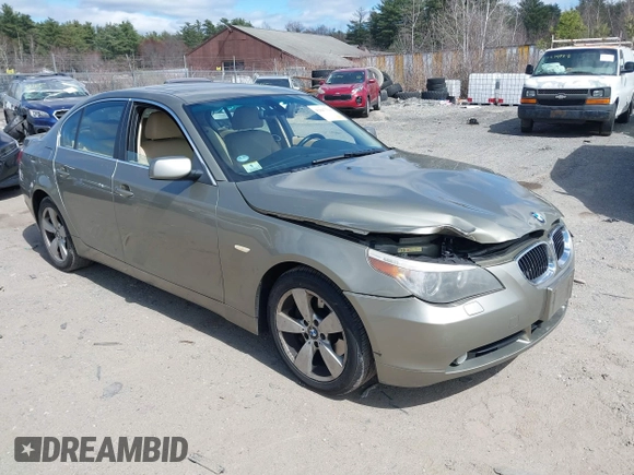 2007 BMW 5 Series with VIN WBANF33547CS41532, listed as a IAAI auction lot 42047518 with 217,725 mi miles and . Bid and sale history available at DreamBid. Image 1.