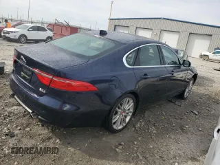 2017 Jaguar XF 35t Prestige with VIN SAJBK4BV5HCY40838, listed as a Copart auction lot 78018694 with 91,224 mi miles and Salvage Title. Bid and sale history available at carsss.com. Image 3.