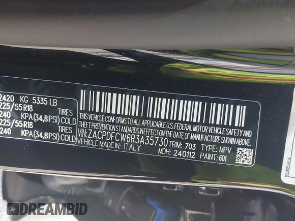 2024 Dodge Hornet R/T с VIN ZACPDFCW6R3A35730, выставлен на аукционе IAAI как лот 42708536 с пробегом 23 026 миль миль и . История ставок и продаж доступна на DreamBid. Изображение 9.