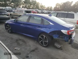 2018 Honda Accord Sedan Sport 1.5T with VIN 1HGCV1F39JA230073, listed as a Copart auction lot 79733154 with 115,852 mi miles and Salvage Title. Bid and sale history available at carsss.com. Image 2.