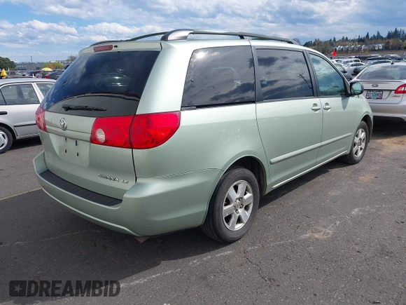 2007 Toyota Sienna CE with VIN 5TDZK23CX7S072673, listed as a IAAI auction lot 41904733 with 188,680 mi miles and . Bid and sale history available at DreamBid. Image 4.