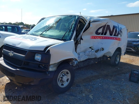 2016 Chevrolet Express Cargo Van with VIN 1GCZGHFG3G1278918, listed as a IAAI auction lot 40711791 with 268,643 mi miles. Bid and sale history available at carsss.com. Image 20.