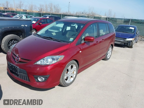 2008 Mazda 5 Sport with VIN JM1CR293480307954, listed as a IAAI auction lot 41775941 with 102,645 mi miles. Bid and sale history available at carsss.com. Image 2.