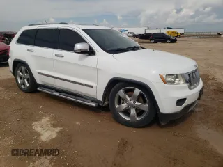 2013 Jeep Grand Cherokee Overland with VIN 1C4RJFCT2DC650336, listed as a Copart auction lot 55455105 with 129,858 mi miles and Clean Title. Bid and sale history available at carsss.com. Image 4.