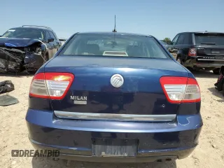 2007 Mercury Milan Premier with VIN 3MEHM08Z97R645099, listed as a Copart auction lot 56129915 with Not provided miles and Salvage title. Bid and sale history available at DreamBid. Image 6.