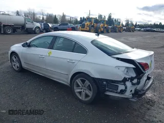 2016 Volkswagen CC Sport with VIN WVWBP7AN2GE500522, listed as a IAAI auction lot 41518541 with 43,539 mi miles. Bid and sale history available at carsss.com. Image 3.