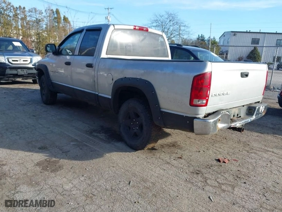 2005 Dodge Ram 1500 SLT with VIN 1D7HU18N65J570282, listed as a IAAI auction lot 41205833 with 216,122 mi miles. Bid and sale history available at carsss.com. Image 3.
