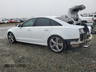 2013 Audi S6 Prestige with VIN WAUJ2BFC7DN025169, listed as a Copart auction lot 43201975 with 112,821 mi miles and Salvage Title. Bid and sale history available at carsss.com. Image 2.