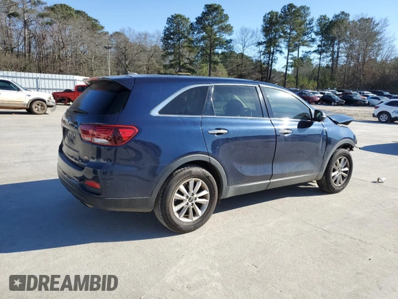 2019 Kia Sorento LX with VIN 5XYPG4A32KG507991, listed as a Copart auction lot 43658875 with 106,383 mi miles and Salvage Title. Bid and sale history available at carsss.com. Image 3.