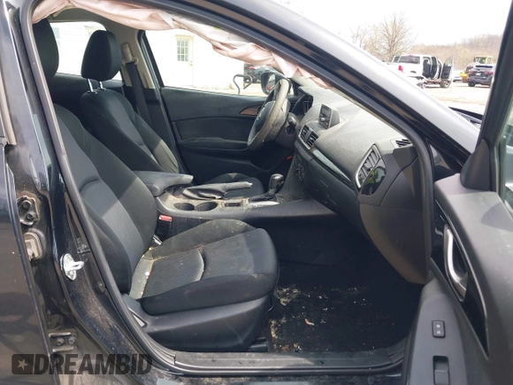 2014 Mazda 3 i Sport with VIN 3MZBM1U73EM114411, listed as a IAAI auction lot 41963940 with 141,832 mi miles and . Bid and sale history available at carsss.com. Image 5.