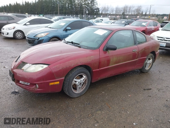 2005 Pontiac Sunfire with VIN 3G2JB12F55S135257, listed as a IAAI auction lot 41420598 with 1 mi miles. Bid and sale history available at carsss.com. Image 2.