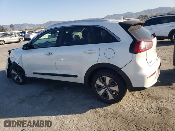 2018 Kia Niro LX with VIN KNDCB3LC6J5203171, listed as a Copart auction lot 49993795 with 57,575 mi miles and Salvage Title. Bid and sale history available at carsss.com. Image 2.