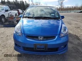 2008 Honda Fit Sport with VIN JHMGD38688S045943, listed as a Copart auction lot 49443655 with 81,764 mi miles and Salvage Title. Bid and sale history available at carsss.com. Image 5.