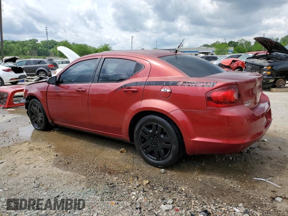 2014 Dodge Avenger SE z VIN 1C3CDZABXEN175067, wystawiony jako Copart lot #55460195 z przebiegiem 128 734 mil mil oraz Nie do naprawy • Non repairable. Historia ofert i sprzedaży dostępna na DreamBid. Obrazek 2.