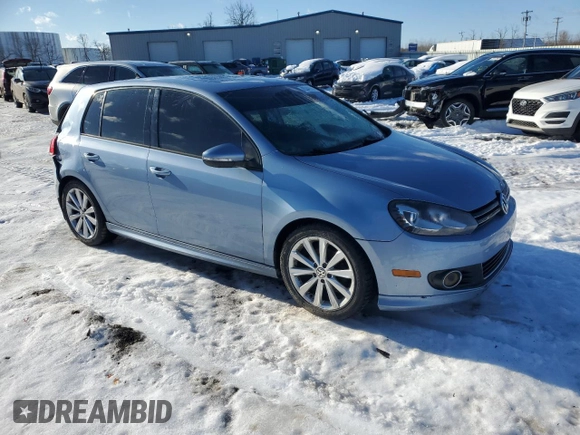 2012 Volkswagen Golf TDI z VIN WVWNM7AJXCW215994, wystawiony jako Copart lot #62693075 z przebiegiem 122 234 mil mil oraz Nie do naprawy • Non repairable. Historia ofert i sprzedaży dostępna na DreamBid. Obrazek 4.