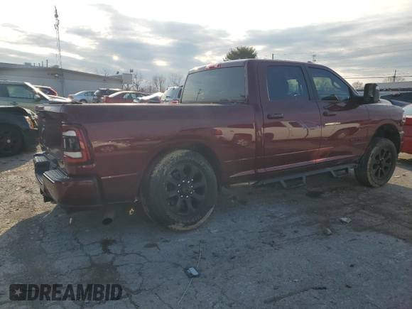 2023 Ram 2500 Big Horn with VIN 3C6UR5DJ9PG527653, listed as a Copart auction lot 83048244 with 21,000 mi miles and Salvage Title. Bid and sale history available at carsss.com. Image 3.