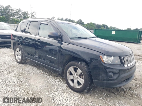 2017 Jeep Compass Sport with VIN 1C4NJCBA4HD147548, listed as a Copart auction lot 55671495 with 108,592 mi miles and Salvage title. Bid and sale history available at DreamBid. Image 4.