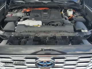 2023 Toyota Sequoia SR5 with VIN 7SVAAAAA5PX001618, listed as a Copart auction lot 74738914 with 27,668 mi miles and Salvage Title. Bid and sale history available at carsss.com. Image 12.