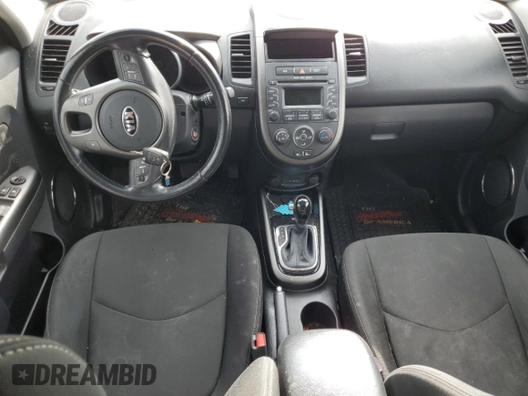 2013 Kia Soul + with VIN KNDJT2A6XD7492558, listed as a Copart auction lot 49916135 with 54,266 mi miles and Salvage Title. Bid and sale history available at DreamBid. Image 8.
