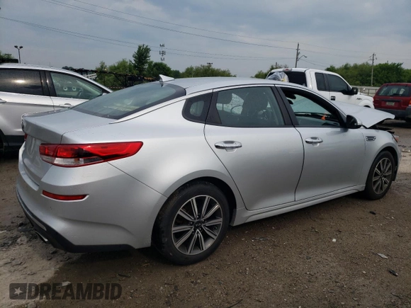 2019 Kia Optima LX with VIN 5XXGT4L30KG360938, listed as a Copart auction lot 58866575 with Not provided miles and Salvage title. Bid and sale history available at DreamBid. Image 3.