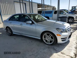 2013 Mercedes-Benz C 250 Sport with VIN WDDGF4HB4DA763879, listed as a Copart auction lot 53202615 with 93,641 mi miles and Salvage Title. Bid and sale history available at carsss.com. Image 4.