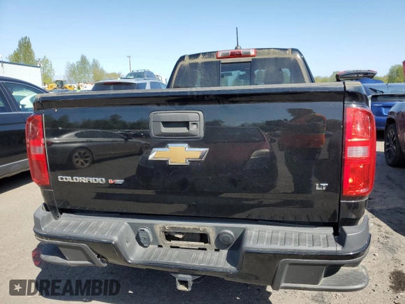 2017 Chevrolet Colorado 4WD LT with VIN 1GCHTCENXH1248570, listed as a Copart auction lot 52971215 with 76,262 mi miles and Salvage title. Bid and sale history available at DreamBid. Image 6.