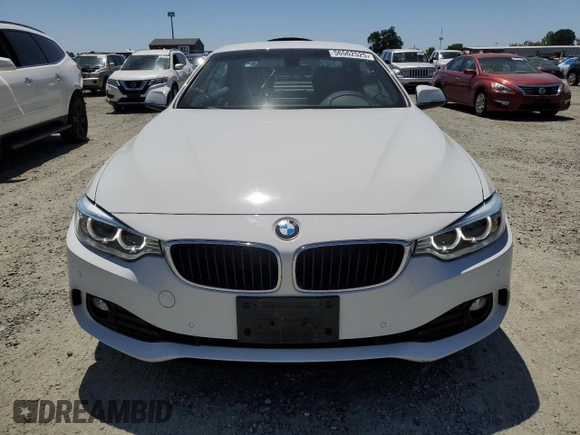 2015 BMW 4 Series 428i with VIN WBA3V7C59FP771861, listed as a Copart auction lot 56562525 with 64,273 mi miles and Salvage title. Bid and sale history available at DreamBid. Image 5.